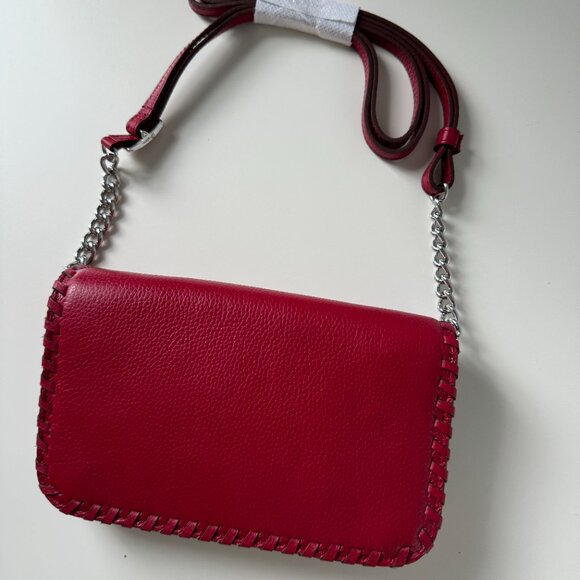 Brighton Red Leather Ferrara Purse - Picture 3 of 5